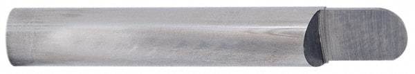 Accupro - 3/16 Inch Diameter, 3 Inch Overall Length, 3/8 Inch Split Length, Solid Carbide, Full Radius Split End Carbide Blank - Double End - Exact Tool & Supply