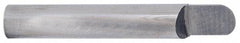 Accupro - 1/4 Inch Diameter, 4 Inch Overall Length, 3/8 Inch Split Length, Solid Carbide, Full Radius Split End Carbide Blank - Double End - Exact Tool & Supply