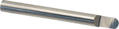 Accupro - 1/4 Inch Diameter, 2-1/2 Inch Overall Length, 3/8 Inch Split Length, Solid Carbide, Full Radius Split End Carbide Blank - Single End - Exact Tool & Supply
