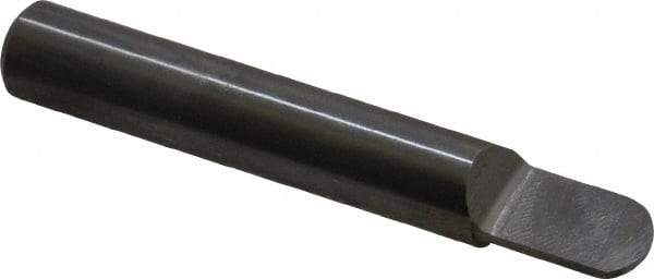 Accupro - 3/8 Inch Diameter, 2-1/2 Inch Overall Length, 1/2 Inch Split Length, Solid Carbide, Full Radius Split End Carbide Blank - Single End - Exact Tool & Supply