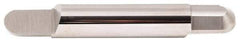 Accupro - 1/8 Inch Diameter, 3 Inch Overall Length, 3/8 Inch Split Length, Solid Carbide, Full Radius Split End Carbide Blank - Single End - Exact Tool & Supply