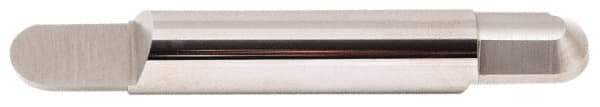Accupro - 3/16 Inch Diameter, 3 Inch Overall Length, 3/8 Inch Split Length, Solid Carbide, Full Radius Split End Carbide Blank - Single End - Exact Tool & Supply