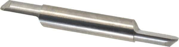 Accupro - 5/16 Inch Diameter, 2-1/2 Inch Overall Length, 1/2 Inch Split Length, Solid Carbide, Full Radius Split End Carbide Blank - Double End - Exact Tool & Supply