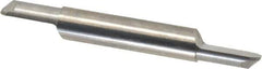 Accupro - 5/16 Inch Diameter, 2-1/2 Inch Overall Length, 1/2 Inch Split Length, Solid Carbide, Full Radius Split End Carbide Blank - Double End - Exact Tool & Supply