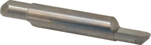 Accupro - 3/8 Inch Diameter, 2-1/2 Inch Overall Length, 1/2 Inch Split Length, Solid Carbide, Full Radius Split End Carbide Blank - Double End - Exact Tool & Supply