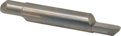 Accupro - 3/8 Inch Diameter, 2-1/2 Inch Overall Length, 1/2 Inch Split Length, Solid Carbide, Full Radius Split End Carbide Blank - Double End - Exact Tool & Supply