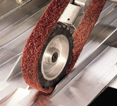 3M - 1" Wide x 72" OAL, Aluminum Oxide Abrasive Belt - Aluminum Oxide, Coarse, Nonwoven, Series SC-BL - Exact Tool & Supply