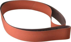 3M - 2" Wide x 72" OAL, 220 Grit, Ceramic Abrasive Belt - Ceramic, Very Fine, Coated, J Weighted Cloth Backing, Series 707E - Exact Tool & Supply