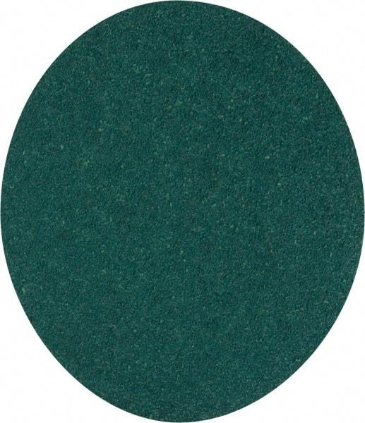 3M - 5" Diam, 40 Grit Aluminum Oxide Adhesive PSA Disc - Coarse Grade, Green, E Weighted Backing, Flexible, Use with Random Orbital Sanders - Exact Tool & Supply