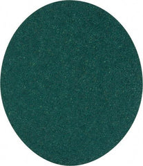 3M - 5" Diam, 40 Grit Aluminum Oxide Adhesive PSA Disc - Coarse Grade, Green, E Weighted Backing, Flexible, Use with Random Orbital Sanders - Exact Tool & Supply