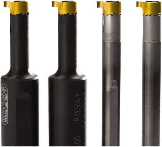 Seco - 8mm Min Bore Diam, 86.5mm OAL, 6mm Shank Diam, E-SGXN Indexable Boring Bar - LCEX 0804.. Insert, Screw Holding Method - Exact Tool & Supply