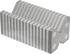 Value Collection - 1-3/4" Max Capacity, 90° Angle, Aluminum V-Block - 4-3/8" Long x 2-3/8" Wide x 1-7/8" High, Sold as Individual - Exact Tool & Supply