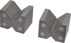 Value Collection - 90° Angle, Aluminum Alloy, Magnetic V-Block - 2" Long x 2-3/8" Wide x 1-7/8" High, Sold as 2 Block Set - Exact Tool & Supply
