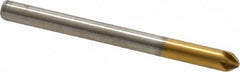 Melin Tool - 1/8" Head Diam, 1/8" Shank Diam, 6 Flute 82° Cobalt Countersink - Exact Tool & Supply