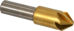 Melin Tool - 1/2" Head Diam, 3/8" Shank Diam, 6 Flute 82° Cobalt Countersink - Exact Tool & Supply