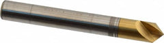 Melin Tool - 1/4" Head Diam, 1/4" Shank Diam, 1 Flute 90° Cobalt Countersink - Exact Tool & Supply