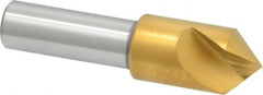 Melin Tool - 1/2" Head Diam, 3/8" Shank Diam, 1 Flute 90° Cobalt Countersink - Exact Tool & Supply