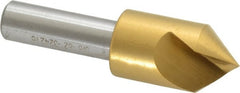 Melin Tool - 5/8" Head Diam, 3/8" Shank Diam, 1 Flute 82° Cobalt Countersink - Exact Tool & Supply