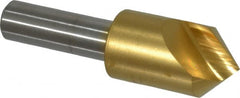 Melin Tool - 5/8" Head Diam, 3/8" Shank Diam, 1 Flute 90° Cobalt Countersink - Exact Tool & Supply