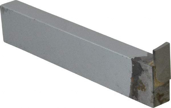 Accupro - 3/4 x 3/8" Shank, Cutoff & Grooving Single Point Tool Bit - GR-086002, Grade Micrograin, 0.086" Groove Width, 0.27" Depth of Cut - Exact Tool & Supply