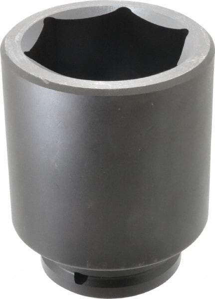 Proto - 1-1/2" Drive 3-1/2" Deep Impact Socket - 6 Points, 6-1/2" OAL - Exact Tool & Supply