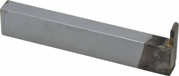 Accupro - 3/4 x 3/8" Shank, Full, Cutoff & Grooving Single Point Tool Bit - GR-114F, Grade Micrograin, 0.114" Groove Width, 0.4" Depth of Cut - Exact Tool & Supply