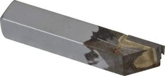 Accupro - 3/8 x 3/8" Shank, Full Radius Cutoff, Cutoff & Grooving Single Point Tool Bit - GS-012F, Grade Micrograin, 0.012" Groove Width, 0.03" Depth of Cut - Exact Tool & Supply