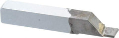 Accupro - 3/8 x 3/8" Shank, Full Radius Cutoff, Cutoff & Grooving Single Point Tool Bit - GS-072F, Grade Micrograin, 0.072" Groove Width, 0.24" Depth of Cut - Exact Tool & Supply