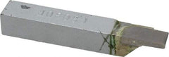Accupro - 3/8 x 3/8" Shank, Full Radius Cutoff, Cutoff & Grooving Single Point Tool Bit - GS-090F, Grade Micrograin, 0.09" Groove Width, 0.3" Depth of Cut - Exact Tool & Supply