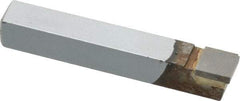 Accupro - 2-1/2 Inch Long, 1/32 Inch Radius, Right Hand, Concave, RAD Style Radius Cutting Tool Bit - 3/8 Inch Long Tip, 3/32 Inch Thick, 3/8 Inch Shank Square, Carbide Tip - Exact Tool & Supply