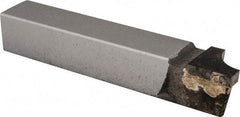 Accupro - 4-1/2 Inch Long, 1/2 Inch Radius, Right Hand, Concave, RAD Style Radius Cutting Tool Bit - 3/4 Inch Long Tip, 3/16 Inch Thick, 3/4 Inch Shank Square, Carbide Tip - Exact Tool & Supply
