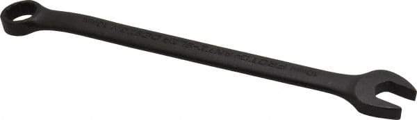 Proto - 10mm 12 Point Combination Wrench - 15° Offset Angle, 6-1/4" OAL, Steel, Black Finish - Exact Tool & Supply