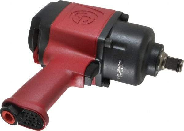 Chicago Pneumatic - 3/4" Drive, 6,300 RPM, 1,200 Ft/Lb Torque Impact Wrench - Pistol Grip Handle, 850 IPM, 7.5 CFM, 90 psi, 3/8" NPTF Inlet - Exact Tool & Supply