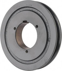 Browning - 1 Groove, 5/8 to 2-1/4 Bore Diam, 6.88" Outside Diam, QD Bushed V Belt Sheave - 6.7 5V Diam Belt Pitch - Exact Tool & Supply