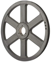 Browning - 1 Groove, 5/8 to 2-1/4 Bore Diam, 18.68" Outside Diam, QD Bushed V Belt Sheave - 18.5 5V Diam Belt Pitch - Exact Tool & Supply