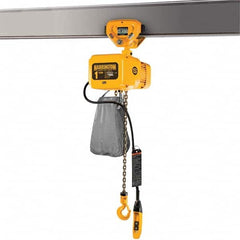 Harrington Hoist - Electric Hoists Type: Electric Chain Hoist Load Capacity (Ton): 3 - Exact Tool & Supply