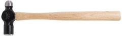 Blackhawk by Proto - 1 Lb Head Forged Steel Ball Pein Hammer - 14" Wood Handle, 14" OAL - Exact Tool & Supply