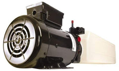 Stone - 2,750 Max psi, 1.7 GPM, Hydraulic Power Unit - 4 Qt Tank, 31-1/2" Long x 6.9" Wide x 10.8" High, 9/16-18 SAE Port Size, 1 Phase, 230 VAC, 18 Amp - Exact Tool & Supply