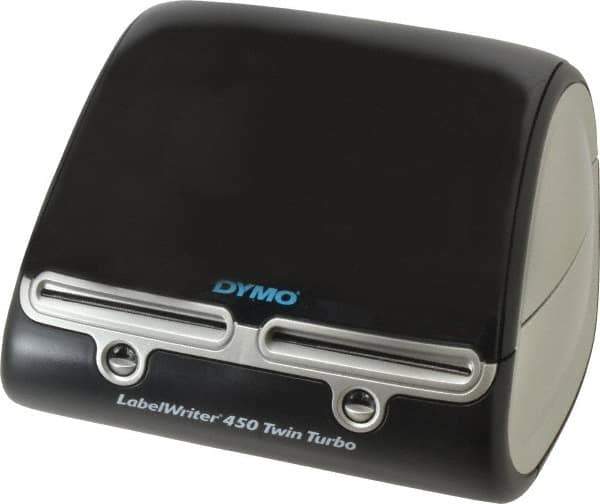 Dymo - LabelWriter 450 Twin Turbo - 300 DPI Resolution, 5-1/2" Wide x 11-3/8" Long - Exact Tool & Supply