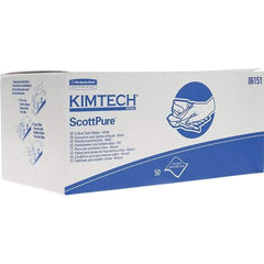 Kimtech - Flat Fold Clean Room/Lab/Critical Task Wipes - 23" x 12" Sheet Size - Exact Tool & Supply
