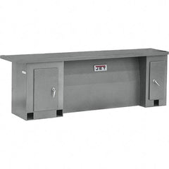 Jet - 48" Long x 40" High x 30" Deep, Lathe Cabinet Stand - Compatible with 13 x 40 Geared Head Bench Lathes - Exact Tool & Supply