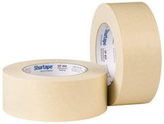 Intertape - 2" Wide x 60 Yd Long Tan Paper Masking Tape - Series PG5, 6.3 mil Thick, 25 In/Lb Tensile Strength - Exact Tool & Supply