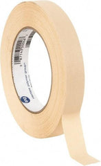 Intertape - 3/4" Wide x 60 Yd Long Tan Paper Masking Tape - Series PG5, 6.3 mil Thick, 25 In/Lb Tensile Strength - Exact Tool & Supply