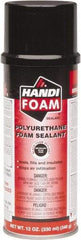Fomo Products Inc. - 12 oz Aerosol Black Polyurethane Foam - -200 to 240°F Operating Temp, 5 min Tack Free Dry Time, 24 hr Full Cure Time - Exact Tool & Supply