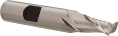 Hertel - 9/32", 9/16" LOC, 3/8" Shank Diam, 2-3/8" OAL, 2 Flute, Cobalt Square End Mill - Single End, Uncoated, Spiral Flute, 30° Helix, Centercutting, Right Hand Cut - Exact Tool & Supply