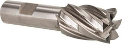 Hertel - 1-1/16", 1-1/2" LOC, 3/4" Shank Diam, 3-7/8" OAL, 6 Flute, Cobalt Square End Mill - Single End, Uncoated, Spiral Flute, 30° Helix, Centercutting, Right Hand Cut, Right Hand Flute - Exact Tool & Supply