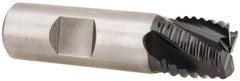 Hertel - 5/8" Diam, Fine Pitch, 2-1/2" LOC, 4 Flute Cobalt Roughing Square End Mill - TiAlN Finish, 4-5/8" OAL, 5/8" Shank Diam, Single End, Centercutting, 30° Helix - Exact Tool & Supply