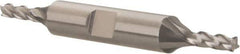 Hertel - 5/32", 7/16" LOC, 3/8" Shank Diam, 3-1/8" OAL, 4 Flute, Cobalt Square End Mill - Double End, Uncoated, Spiral Flute, 30° Helix, Right Hand Cut, Right Hand Flute - Exact Tool & Supply