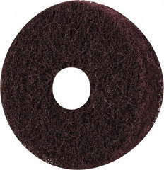 Merit Abrasives - 3" Diam, Medium Mounted Scrubber Buffing Wheel - 3 Ply, Medium Grade, 1/4" Shank Diam, 8,000 RPM - Exact Tool & Supply