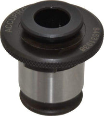Accupro - 16mm Tap Shank Diam, 12mm Tap Square Size, M20 Tap, #2 Tapping Adapter - 0.4331" Projection, 1.1811" Tap Depth, 46mm OAL, 31mm Shank OD, Series WE 2 - Exact Tool & Supply